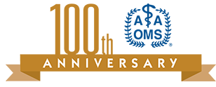 AAOMS Centennial logo